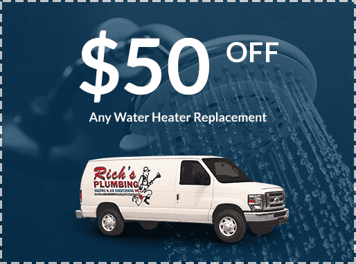 $50 Off Any Water Heater Replacement